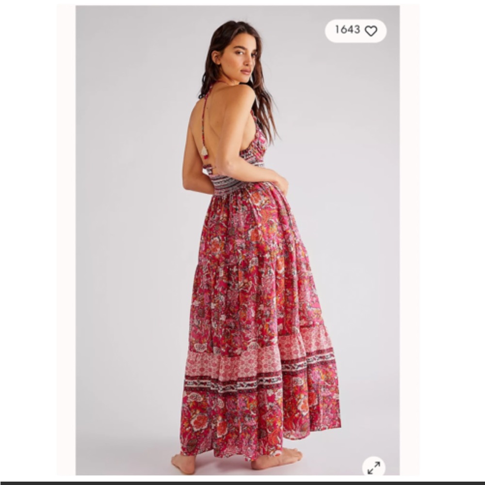 NWT FREE PEOPLE Real Love Maxi Dress - Picture 2 of 14